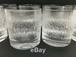 Set of 8 Iittala Tapio Wirkkala NIVA Double Old Fashioned Glasses Buy It Now