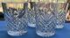 Set of FOUR VTG WATERFORD CRYSTAL Ciara Double Old Fashioned Tumblers Glasses