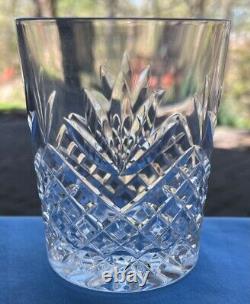 Set of FOUR VTG WATERFORD CRYSTAL Ciara Double Old Fashioned Tumblers Glasses