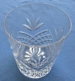 Set of FOUR VTG WATERFORD CRYSTAL Ciara Double Old Fashioned Tumblers Glasses