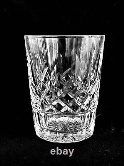 Set of TWO Vintage WATERFORD Crystal Lismore Double Old Fashioned DOF Tumblers