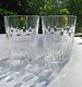 Set of Two Waterford Crystal Happy Birthday Double Old Fashioned Glasses 12 oz