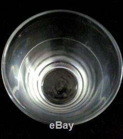Signed STEUBEN High Ball Glass Double Old Fashioned Tumbler # 7711 4-1/2 Tall