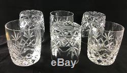 Six (6) Lenox Charleston Double Old-Fashioned Whiskey Glasses