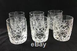 Six (6) Lenox Charleston Double Old-Fashioned Whiskey Glasses