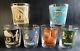 Six Vintage Libbey International Cities of World Double Old Fashioned Glasses