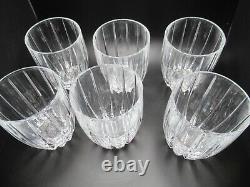 Six Waterford Crystal Omega Double Old Fashioned Glasses Marquis Collection