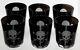 Skellington Skull And Crossbones Double Old Fashioned Glasses Set Of 6