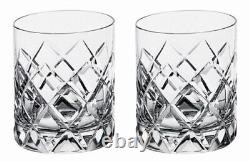 Sofiero Double Old Fashioned Glass, Set of 2, 2 Count (Pack of 1), Clear