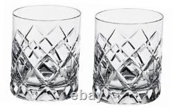 Sofiero Double Old Fashioned Glass, Set of 2, 2 Count (Pack of 1), Clear