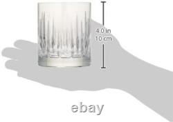 Soho 4-Piece Crystal Double Old Fashioned Glass Set Perfect for Every Occasion