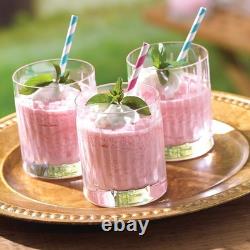 Soho 4-Piece Crystal Double Old Fashioned Glass Set Perfect for Every Occasion