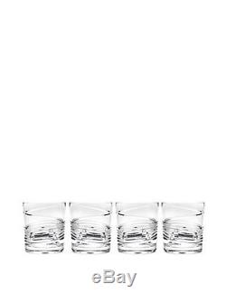 Spirale Double Old Fashioned Glass Set of 4, New