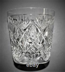 St. Louis Crystal Florence Pineapple Cut Double Old Fashioned Tumbler Glass