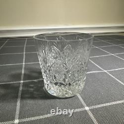 St Louis Florence Double Old Fashioned Tumbler Glasses 4 (Pineapple Cut)