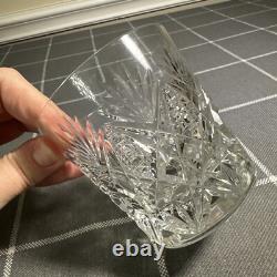 St Louis Florence Double Old Fashioned Tumbler Glasses 4 (Pineapple Cut)