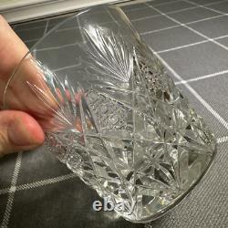 St Louis Florence Double Old Fashioned Tumbler Glasses 4 (Pineapple Cut)