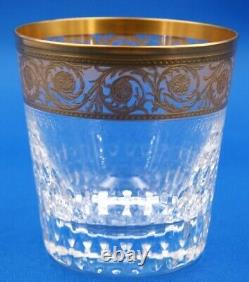 St. Louis Thistle Gold Double Old Fashioned Glass (12 available)