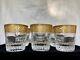 St. Louis Thistle Gold Double Old Fashioned Glasses (PRICE REDUCED)