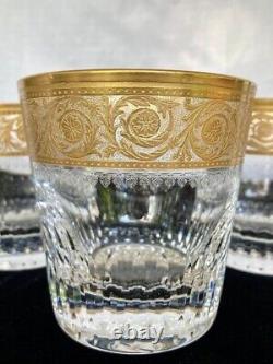 St. Louis Thistle Gold Double Old Fashioned Glasses (PRICE REDUCED)