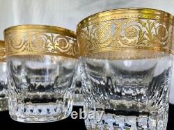 St. Louis Thistle Gold Double Old Fashioned Glasses (PRICE REDUCED)