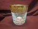 St. Louis Thistle Gold Encrusted Double Old Fashioned Glasses 4 tall A