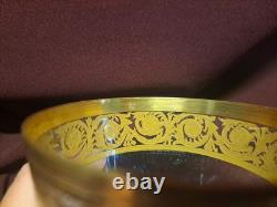 St. Louis Thistle Gold Encrusted Double Old Fashioned Glasses 4 tall A