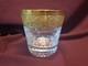 St. Louis Thistle Gold Encrusted Double Old Fashioned Glasses 4 tall B