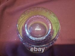 St. Louis Thistle Gold Encrusted Double Old Fashioned Glasses 4 tall B