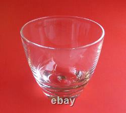 Steuben Crystal Double Old Fashioned 7940 Glass Signed 3 1/2 George Thompson