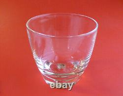 Steuben Crystal Double Old Fashioned 7940 Glass Signed 3 1/2 George Thompson