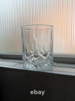 TIFFANY AND CO ROCK CUT DOUBLE OLD FASHIONED GLASSES (discontinued) 16 AVAIL