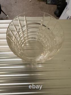 TIFFANY & Co 3-5/8 PLAID DOUBLE OLD FASHIONED WHISKEY TUMBLER GLASS