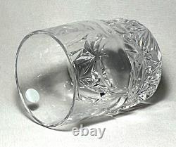 TIFFANY Quality Crystal 3-7/8 DOUBLE OLD FASHIONED-WHISKY GLASS (Rock Cut)