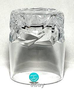 TIFFANY Quality Crystal 3-7/8 DOUBLE OLD FASHIONED-WHISKY GLASS (Rock Cut)