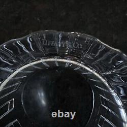 Tiffany & Co Atlas Crystal Double Old Fashion 10 0z Glasses Set Of 2