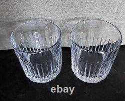 Tiffany & Co Atlas Crystal Double Old Fashion 10 0z Glasses Set Of 2