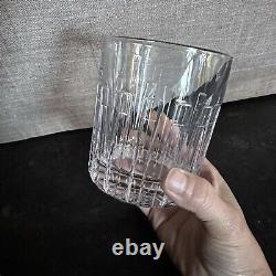 Tiffany & Co Atlas Crystal Double Old Fashion 10 0z Glasses Set Of 2