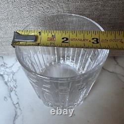 Tiffany & Co Atlas Crystal Double Old Fashion 10 0z Glasses Set Of 2