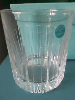 Tiffany & Co Atlas Pair Of Double Old Fashioned Glasses Dof New In Box Nos