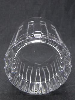 Tiffany & Co Atlas Pattern Double Old Fashioned Glasses 3 7/8inches high