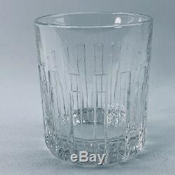 Tiffany & Co Atlass Pattern Double Old Fashioned Glass