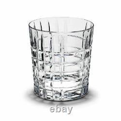 Tiffany & Co Crystal PLAID DOF, Double Old Fashioned Glass(s) MINT