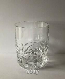 Tiffany & Co Crystal Set Of 4 Rock Cut Double Old Fashioned Glasses