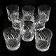 Tiffany & Co. Highball Double Old Fashioned Crystal Glasses Set of 8