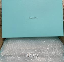 Tiffany & Co Rock Cut Crystal Double Old Fashioned Whiskey Glasses Set of 4