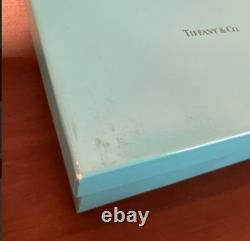 Tiffany & Co. Rock Cut Double Old Fashioned Glasses Set of 2 Cystal clear New