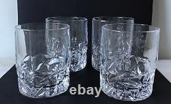 Tiffany & Co. Set Of 4 Crystal Juice Glasses Double Old Fashioned Mint Condition