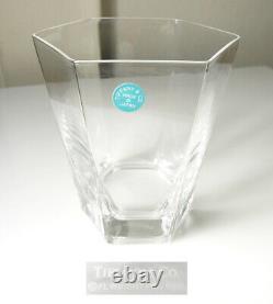 Tiffany Crystal FRANK LLOYD WRIGHT Double Old Fashioned, NEW withSticker, RARE