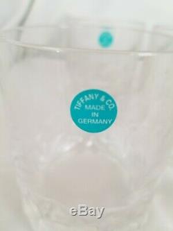 Tiffany and Co Rock Cut Double Old Fashioned Glasses
